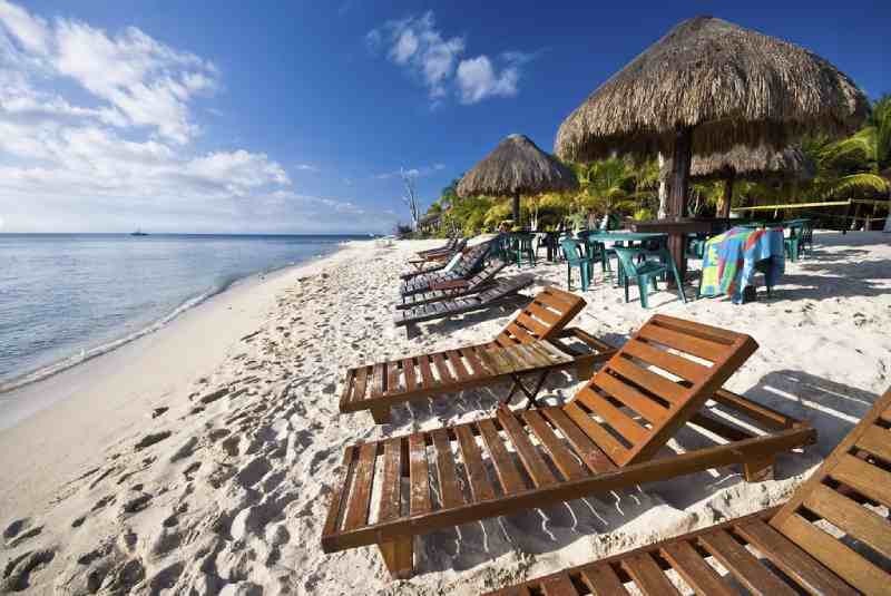 Money Bar Beach Club in Cozumel