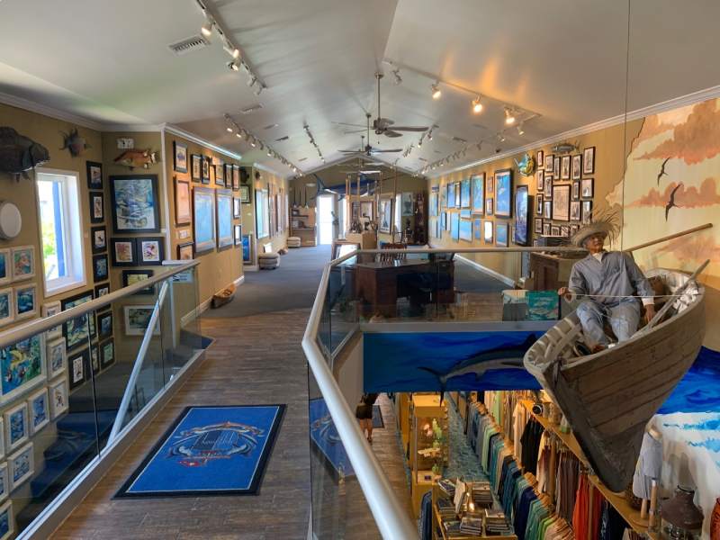Guy Harvey's Gallery (inside) in George Town Grand Cayman ...