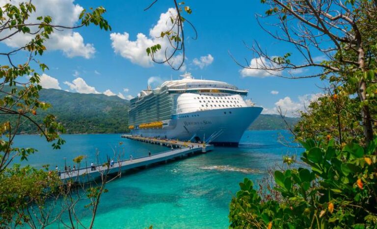 Cruise Ship Docked in Labadee