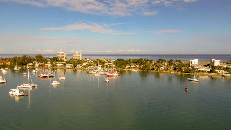 View of Montego Bay Cruise Port in Jamaica