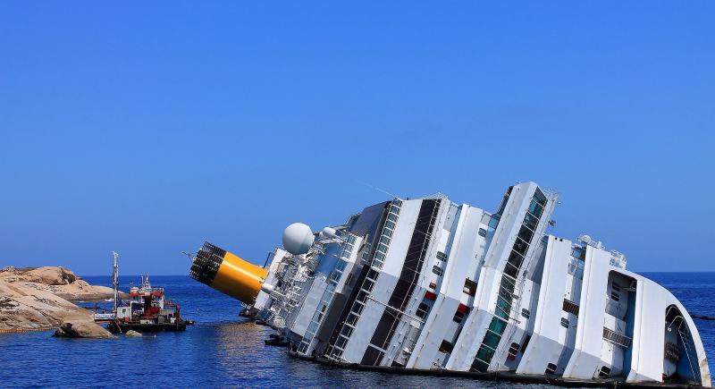 Costa Concordia Sunken (1)