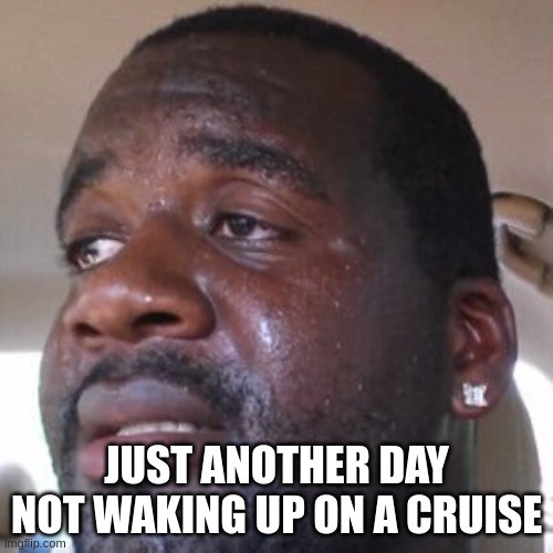Cruise Meme - Just Another Day Not Waking up on a Cruise