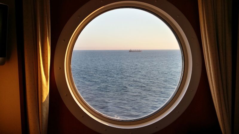 Cruise Ship Cabin Porthole