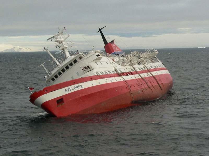 MV Explorer Sinking