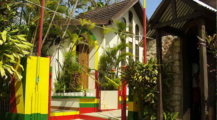 Bob Marley's birthpace in Nine Mile Jamaica