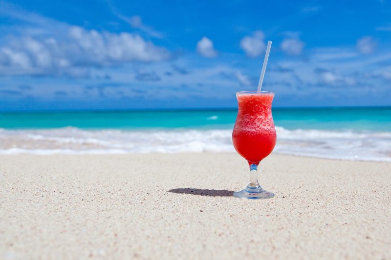 Cocktail on beach