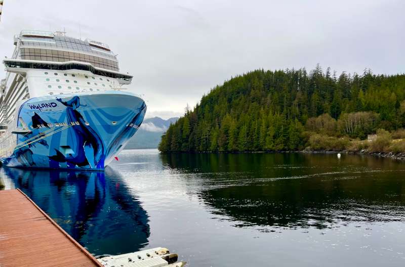 Cruise Ship Docked in Juneau