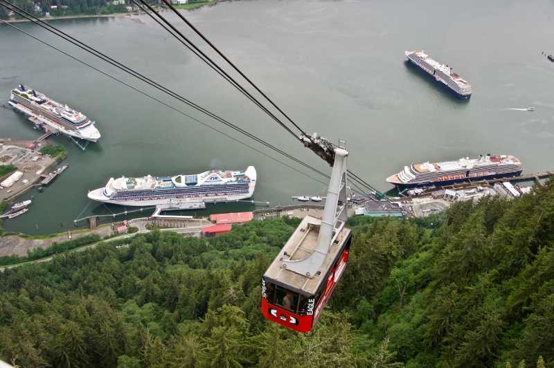 Juneau Cruise Ships Docked