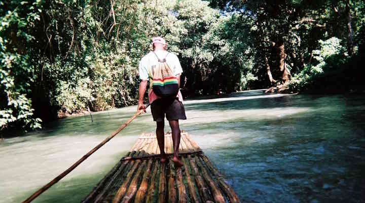 Martha Brae River rafting Ocho Rios Jamaica