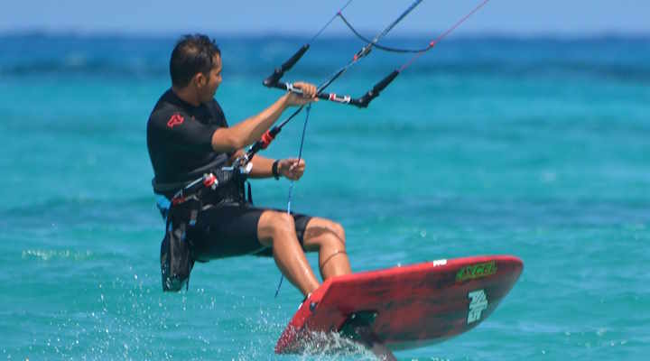 kite surfing Cabarete Dominican Republic 