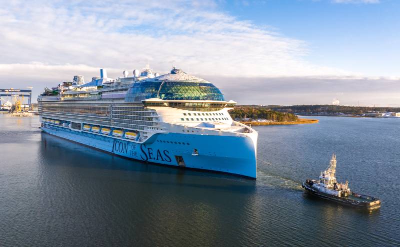 Icon of the Seas Front View