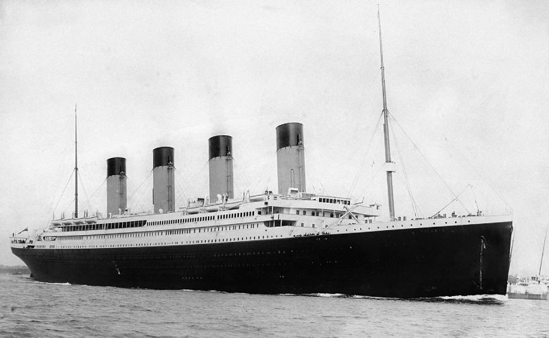 Titanic Leaving Southampton