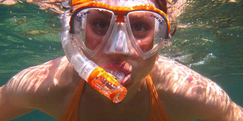 snorkeling in Aruba