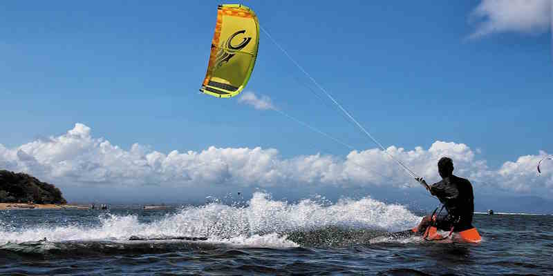 Kite Surfing at Hadicurari Beach