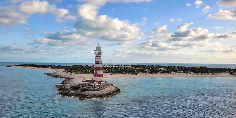 Ocean cay lighthouse