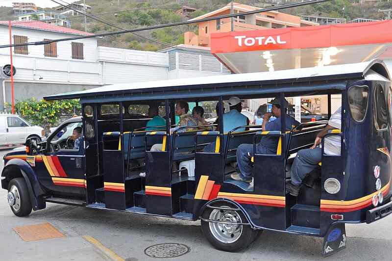 St. Thomas Taxi Ride