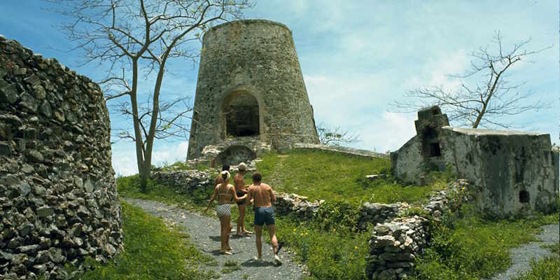 sugar mill ruins St. John