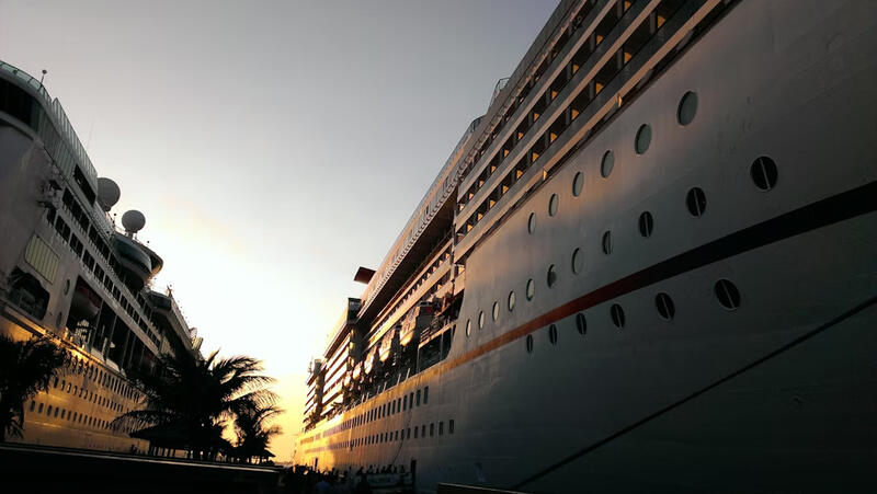 Cruise Ship Up Close