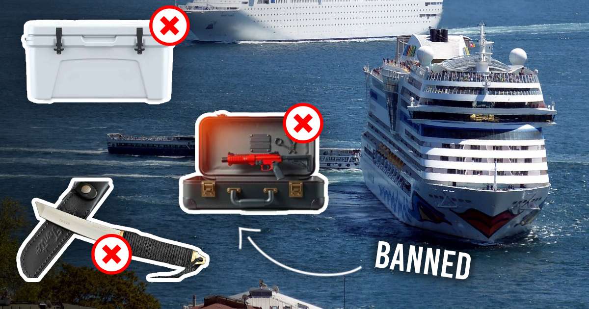 Things You Can Bring on a Plane, but Not a Cruise Ship