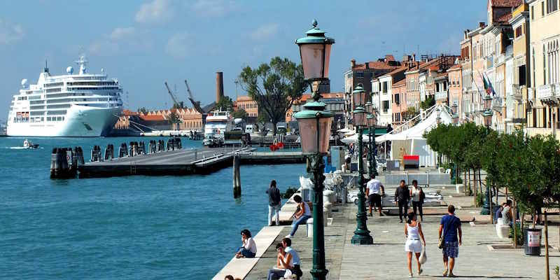 cruise ship in Venice