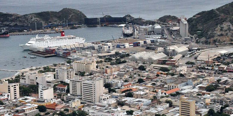 Santa Marta port, Colombia