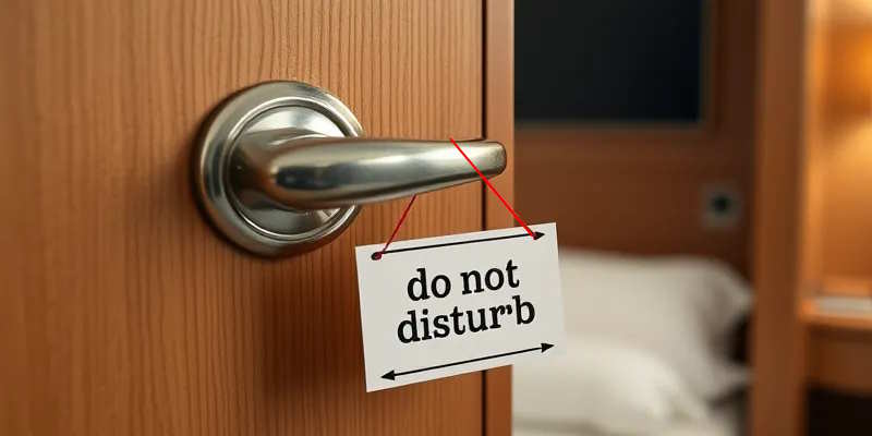 Do Not Disturb sign