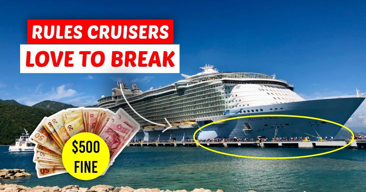 Cruise Rules Passengers Love to Break