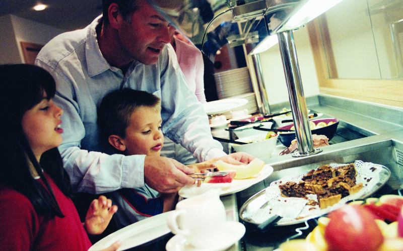 Family Buffet Cruise Ship