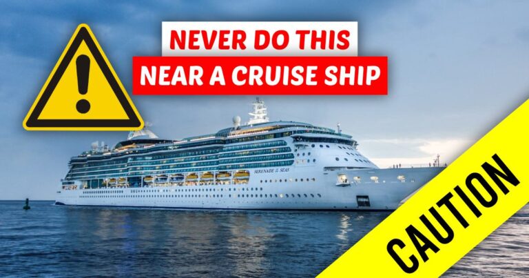 What Passengers Should Never Do Near a Cruise Ship