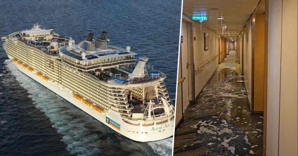 Flood Chaos on Royal Caribbean’s Allure of the Seas Captured on Video