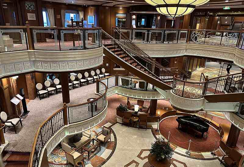 Interior of MS queen victoria