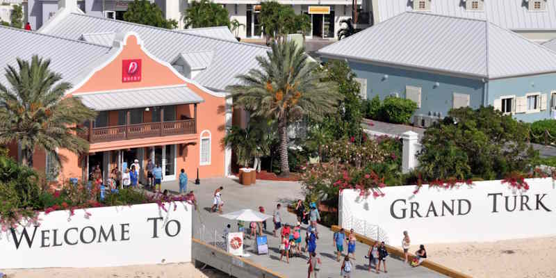 welcome sign Grand Turk