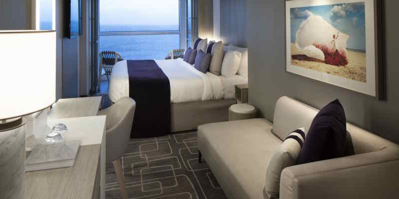 Celebrity Edge’s stateroom