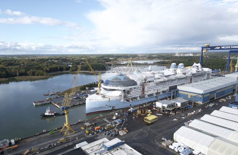 Star of the Seas Under Construction