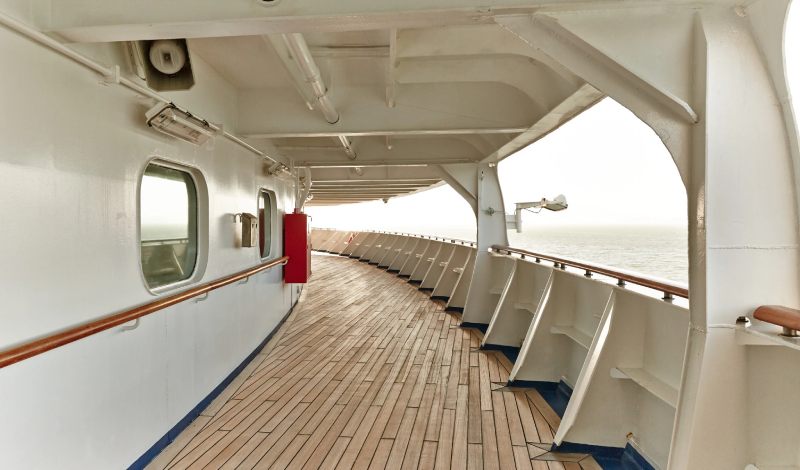 Wraparound Promenade Deck on Grand Princess