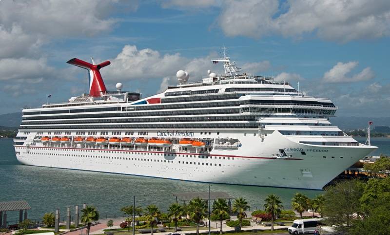 Carnival Freedom in Port