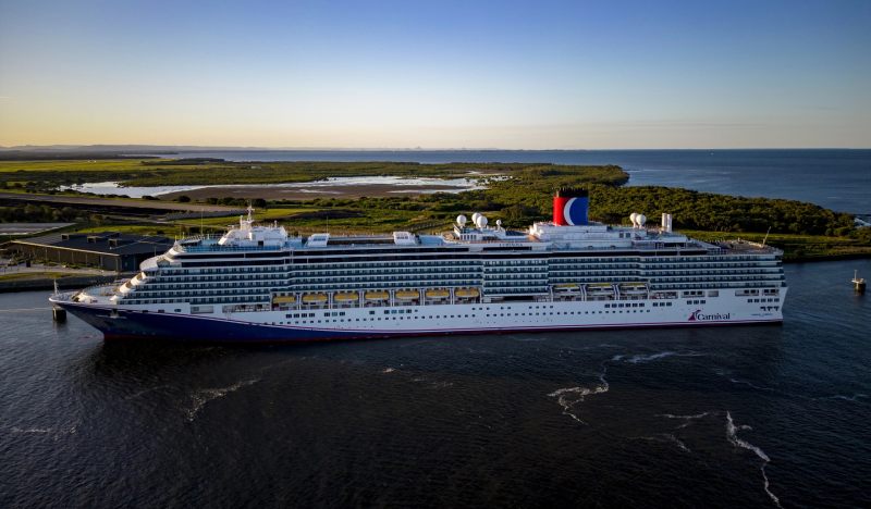 Carnival Luminosa docked in port