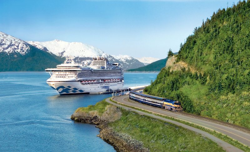 Sapphire Princess in Whittier, AK