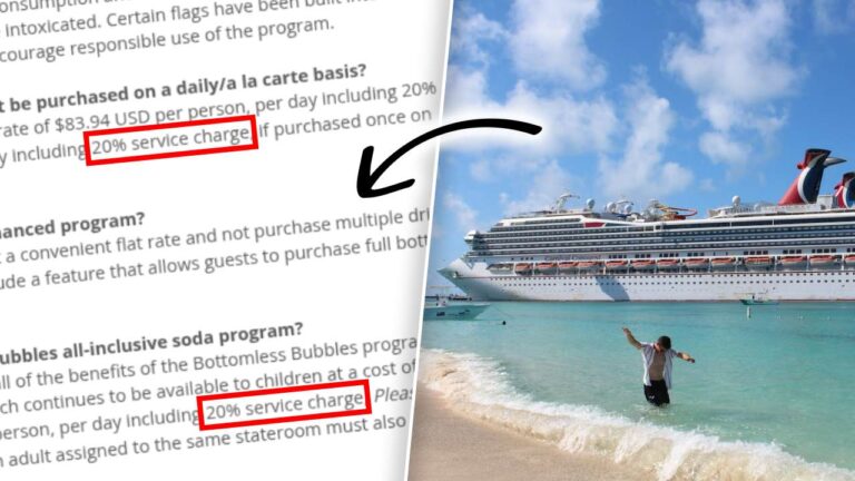 Carnival Quietly Increases Service Charges (Here's by How Much) Thumbnail